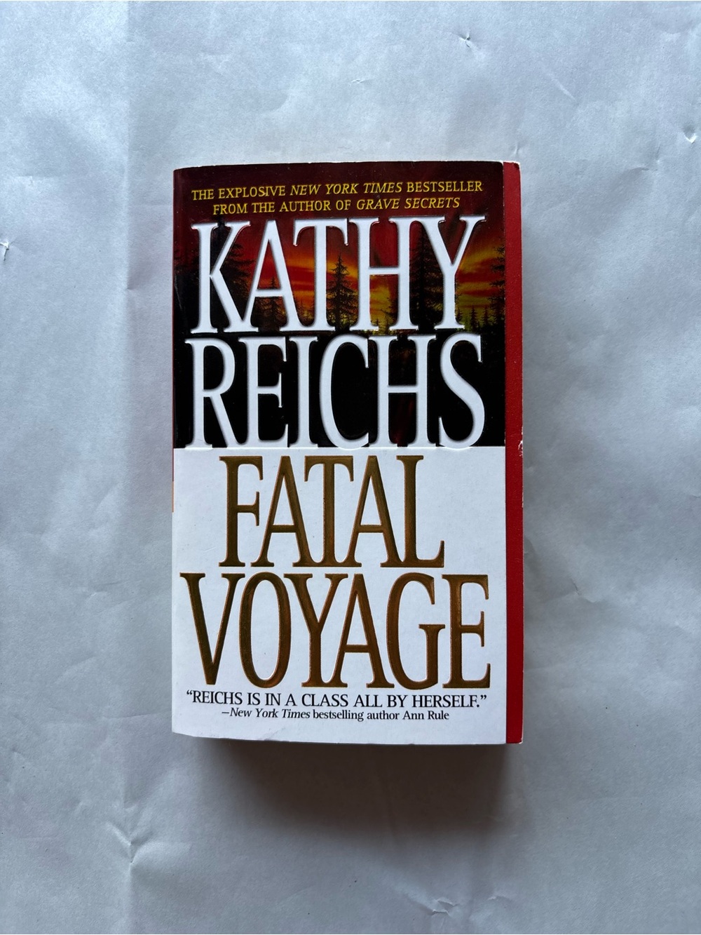 Kathy Reichs Fatal Voyage Paperback Temperance Brennan Series Scribner